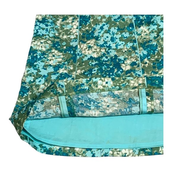 ANN TAYLOR Floral‎ Print Cotton A-Line Skirt - Picture 4 of 7